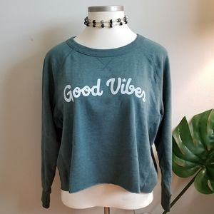 NWT Grayson Threads 'Good Vibes' Sweatshirt